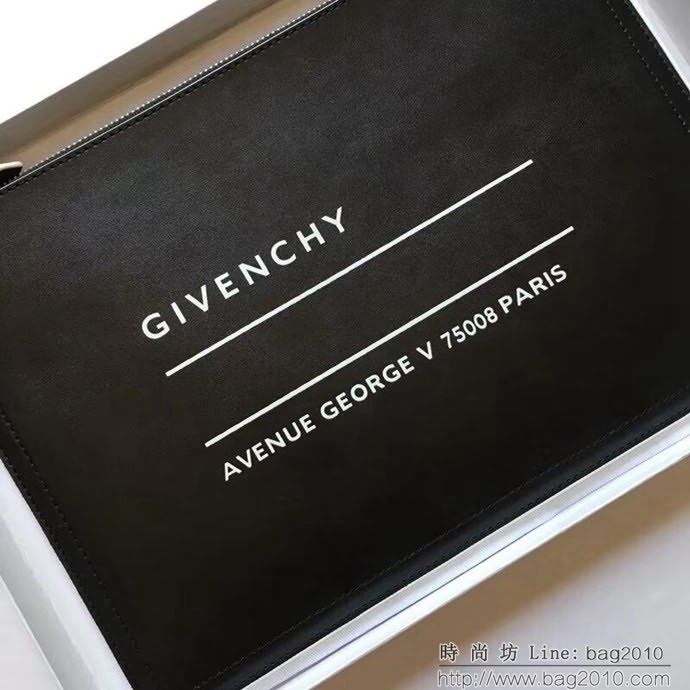 GlVENCHY紀梵希 2018最新 熱賣款式 專櫃品質 頂級進口牛皮 原版五金 拉鏈手包 091888  tsg1097